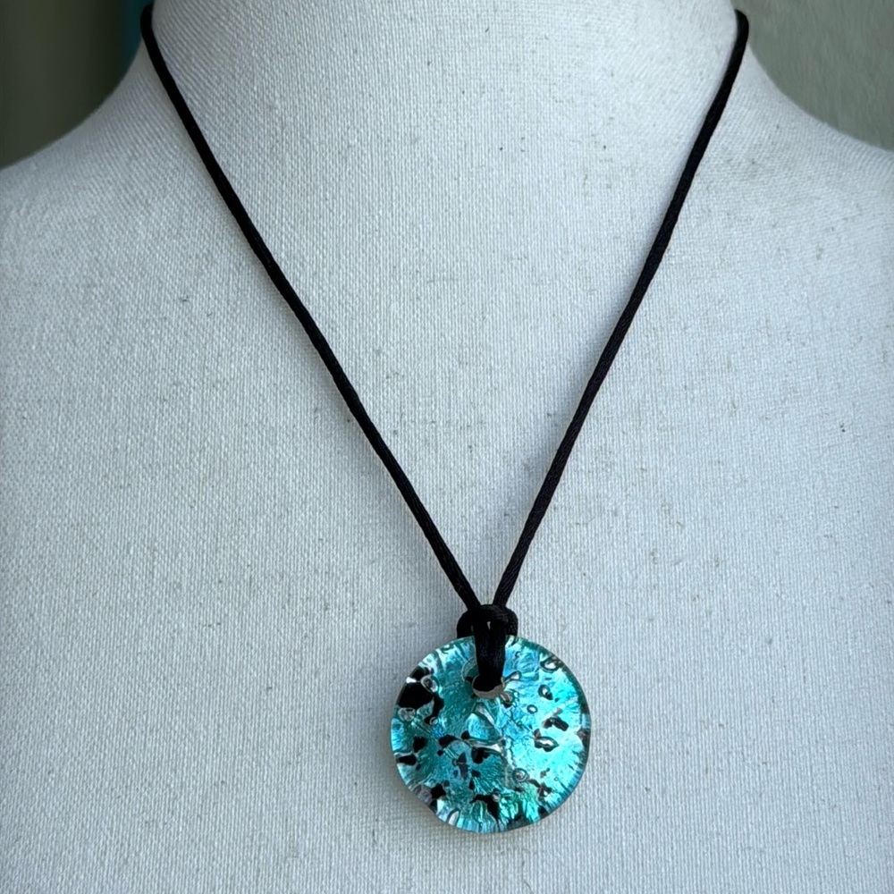 Murano Glass Pendant Necklace